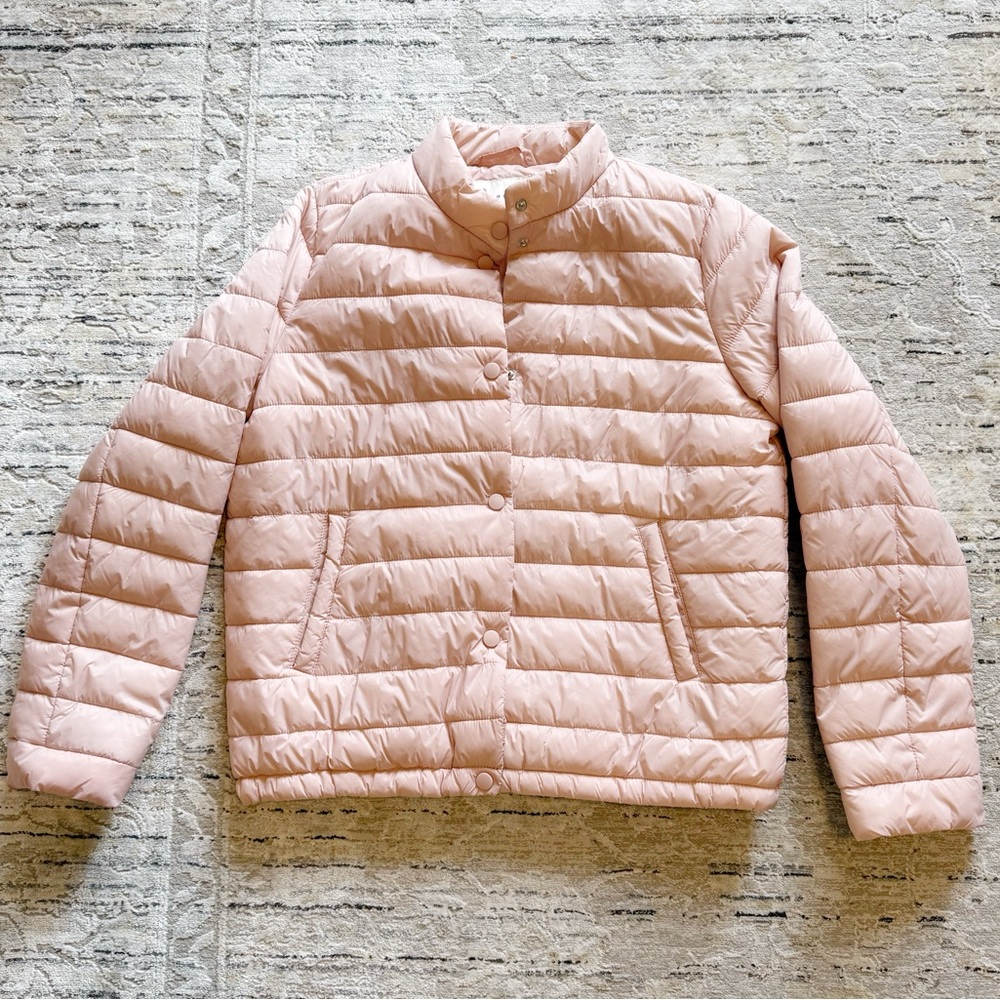 a new day Pink Puffer Jacket